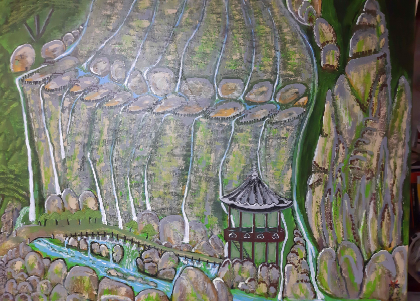 a dream landscape 12 waterfall
