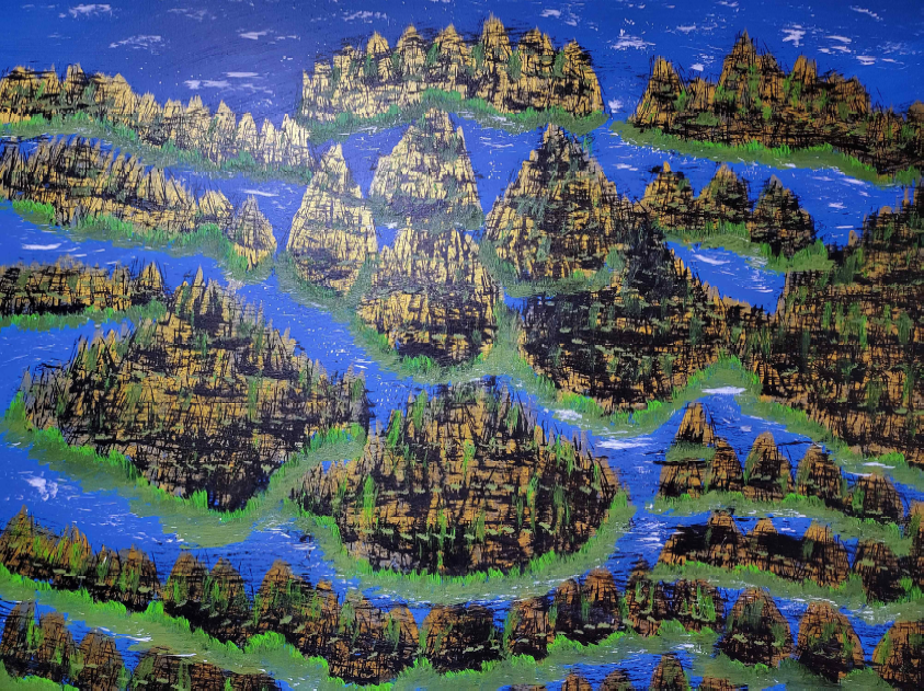 uninhabited island