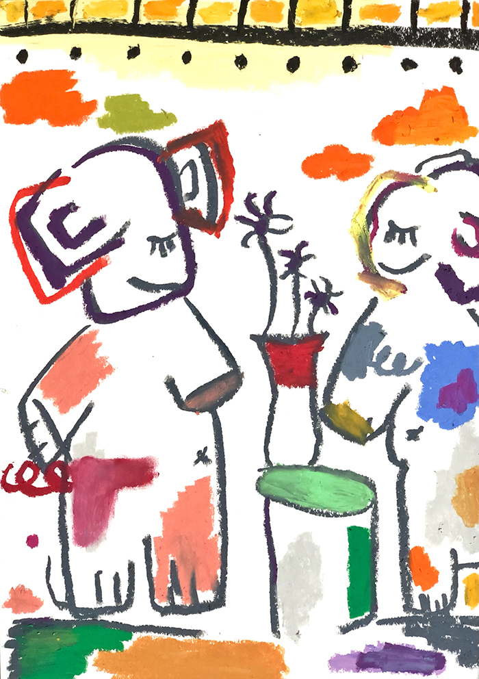 Two elephants