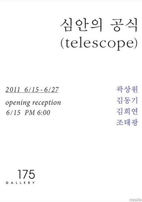 심안의 공식Telescope展  /2011_0615 ~2011_0626 / 갤러리 175 GALLERY