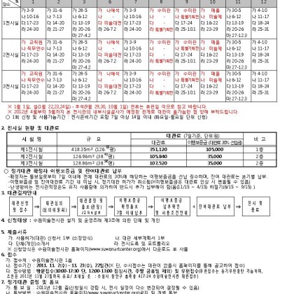 2012 수원미술전시관 정기대관 신청공고