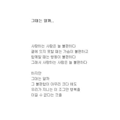 그대는 알까