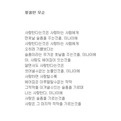 그리고 황홀한 모순