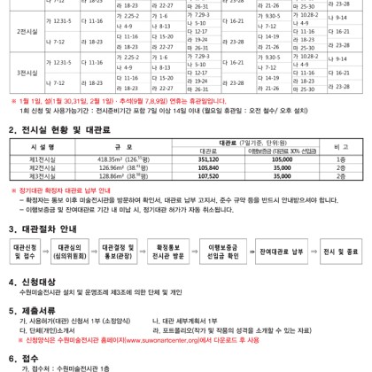 수원시 수원미술전시관 2014년도 정기 대관 신청 공고