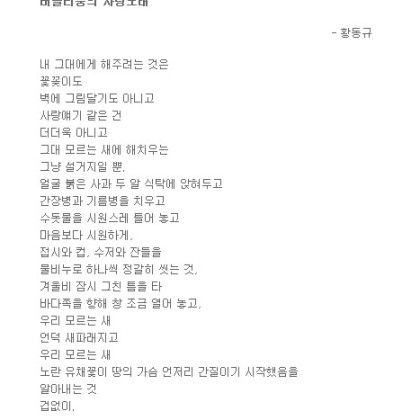 1톤의 사랑 새로움