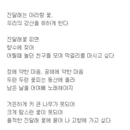 사랑스런 진달래 꽃