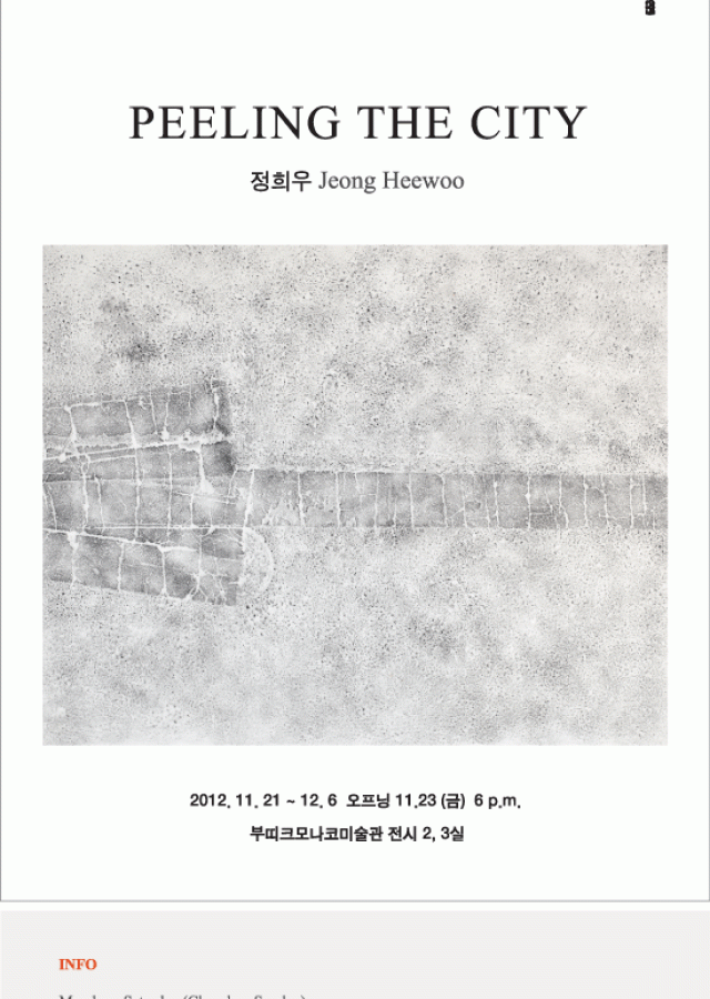 [강남역]정희우 "Peeling The City"