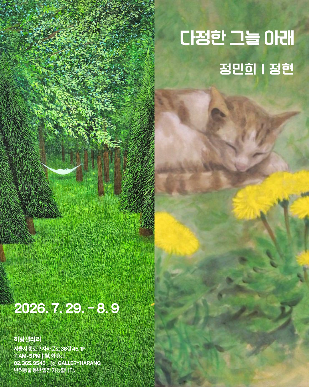 다정한 그늘 아래
