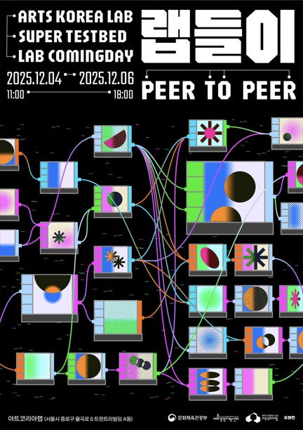 2025 아트코리아랩 수퍼 테스트베드 랩들이 포스터